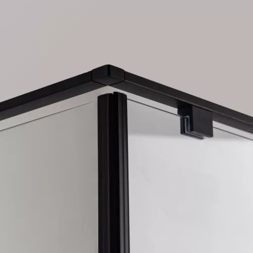 Welland Luxury-Line Como zuhanykabin - 90 x 90 cm - fekete profil