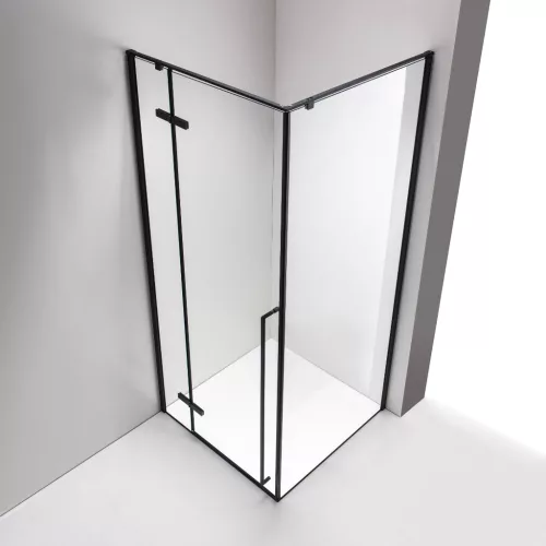 Welland Luxury-Line Como zuhanykabin - 90 x 90 cm - fekete profil