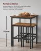 Bárasztal - magas asztal - 60x60 cm