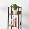 Tároló polc / könyvespolc - Vasagle Loft bútor - 33 x 170 cm