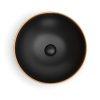 mosdókagyló fekete színben 48 - 37 cm - Welland prémium szaniterek