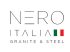 Gránit mosogató NERO Parma + Steel csaptelep + adagoló + szifon (matt fekete)