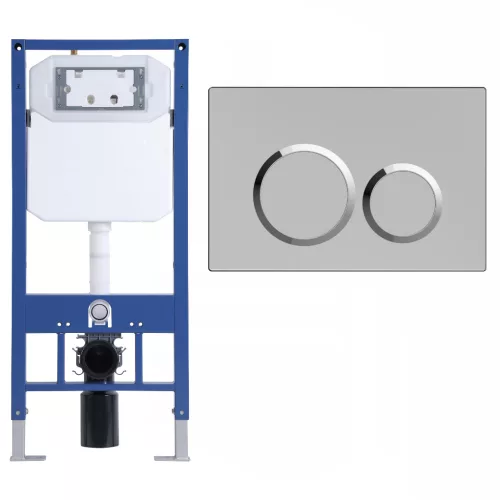 Welland M6601 Slim beépíthető fali WC tartály + nyomólap (G1201C)