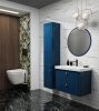 Fürdőszoba szekrény kék színben mosdóval 65 cm