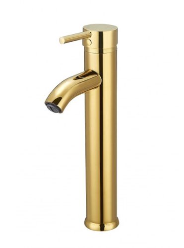 Mexen Lua magasított fürdőszobai mosdó csaptelep - arany (72810-50)