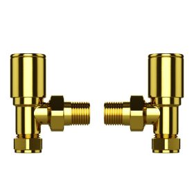 Radiátor sarokszelep készlet - arany