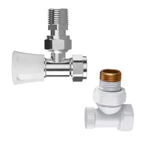   Radiátor sarokszelep készlet - 1/2" (MRVA00012-W / LB-00074-W)