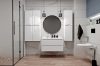 Mirano Selvia fürdőszobabútor + mosdó + szifon - 50 cm (fényes fehér)