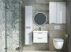 Mirano Slimia fürdőszoba faliszekrény - 40 x 75 cm (fehér)