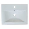Mirano Vena fürdőszobabútor + mosdókagyló + szifon - 60 cm (szürke / fehér)