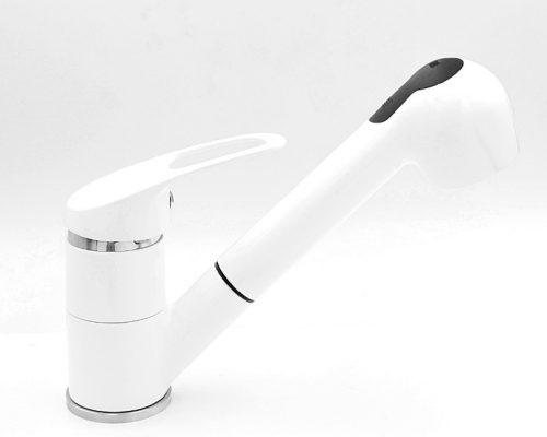 Granit-mosogato-NERO-Gold-Shower-csaptelep-mosogatoszer-adagolo-feher