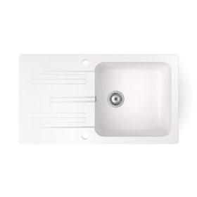  Malta mosogatótálca fehér színben 