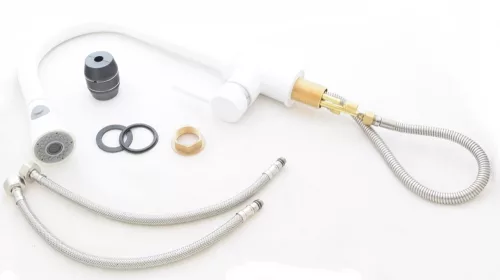 Gránit mosogatótálca Snake csapteleppel 