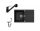Gránit mosogatótálca NERO Signal + kihúzható zuhanyfejes Shower csaptelep (fekete)