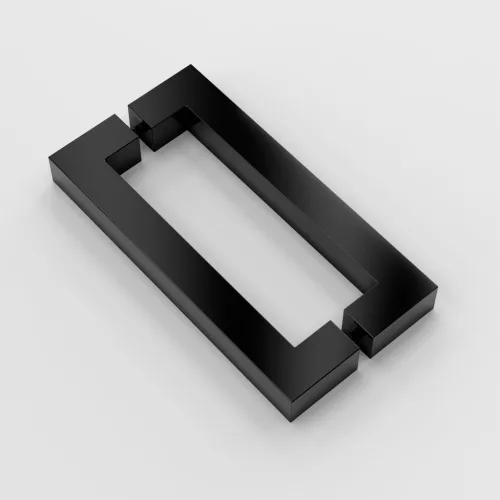 Welland Luxury-Line NSPA-9090 zuhanykabin - 90 x 90 cm - fekete profil