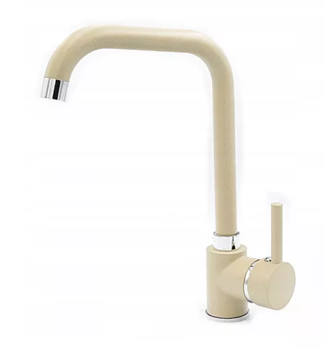 Gránit mosogató NERO Uno + Steel csaptelep (bézs)