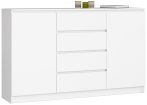 Komód - Akord Furniture K160-2D4SZ - fehér