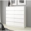 Komód - Akord Furniture K120-10 - fehér