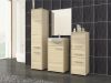 Fürdőszobai állószekrény ajtókkal - 140 cm - sonoma tölgy