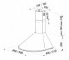 MAAN Mix-3 60 páraelszívó / szagelszívó  60 cm inox színben