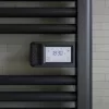 Design radiátor digitális termosztáttal - NERO Italia
