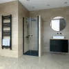 Welland RDD-80 kétszárnyú zuhanyajtó - 80 cm - króm profil