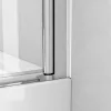 Welland RDD-90 kétszárnyú zuhanyajtó - 90 cm - króm profil