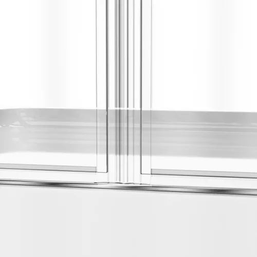 Welland RDD-90 kétszárnyú zuhanyajtó - 90 cm - króm profil