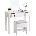 Fésülködőasztal / sminkasztal tükörrel és székkel