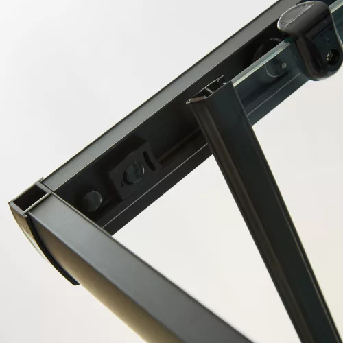 Welland RE-7090 zuhanykabin elhúzható ajtóval - 70 x 90 cm - fekete profil