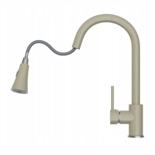 Welland Siena kihúzható fejes mosogató csaptelep (bézs)