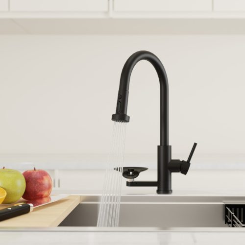 Welland Jetmax kihúzható mosogató csaptelep + beépített pohármosó