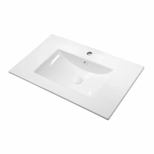 Fürdőszoba bútorra építhető kerámia mosdó 80 cm