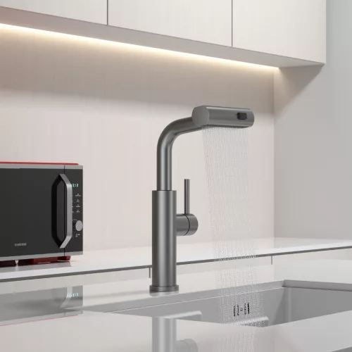 Welland S3281E-1 mosogató csaptelep - kihúzható multifunkciós fej