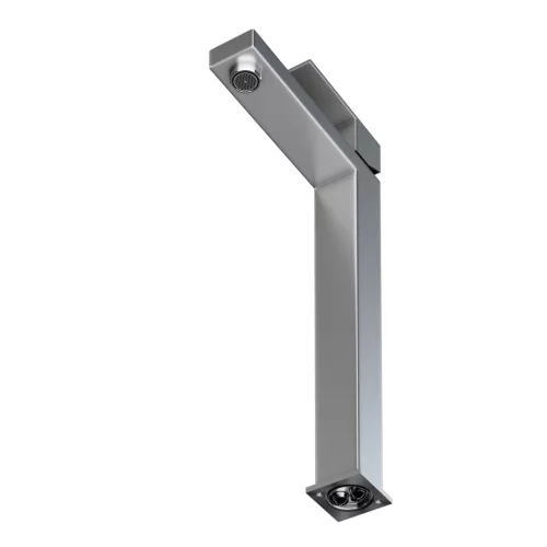 Welland Vista magasított mosdó csaptelep - acélszürke