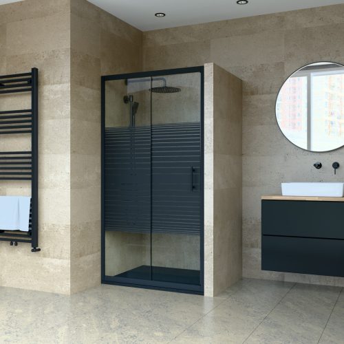 Welland SD-100 elhúzható zuhanyajtó - 100 cm