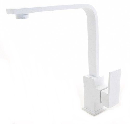 NERO Cortina Gránit mosogató + Design csaptelep + Adagoló (fehér)