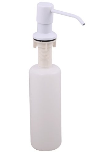 NERO Cortina Gránit mosogató + Design csaptelep + Adagoló (fehér)