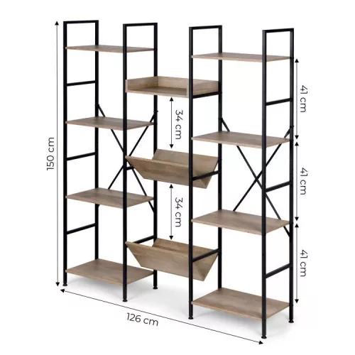 Intenso Compact polcrendszer - 126 x 150 cm