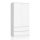 Gardróbszekrény fiókkal - Akord Furniture S90 - fehér