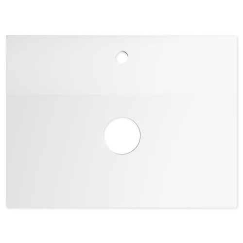 Welland Neolith fürdőszobabútor munkalap - kvarc kompizit - 60 x 45.5 cm (magasfényű fehér)
