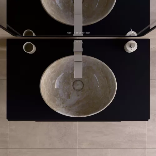 Welland Neolith fürdőszobabútor munkalap - kvarc kompizit - 80 x 45.5 cm