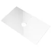 Welland Neolith fürdőszobabútor munkalap - kvarc kompizit - 80 x 45.5 cm (magasfényű fehér)