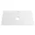 Welland Neolith fürdőszobabútor munkalap - kvarc kompizit - 80 x 45.5 cm (fehér)