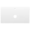 Welland Neolith fürdőszobabútor munkalap - kvarc kompizit - 80 x 45.5 cm (fehér)
