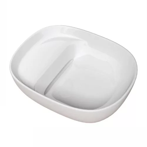 Welland T284 pultra építhető mosdókagyló rejtett lefolyóval - 46 x 37 cm