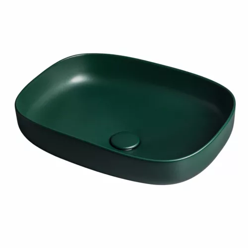 Welland T38-B pultra építhető mosdókagyló - 50 x 38 cm (zöld)