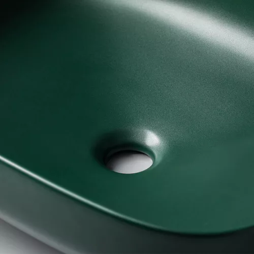 Welland T38-B pultra építhető mosdókagyló - 50 x 38 cm (zöld)