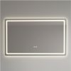 Welland Type-2H LED tükör - fényerő + színhőfok állítás + páramentesítő + óra - 80 x 60 cm