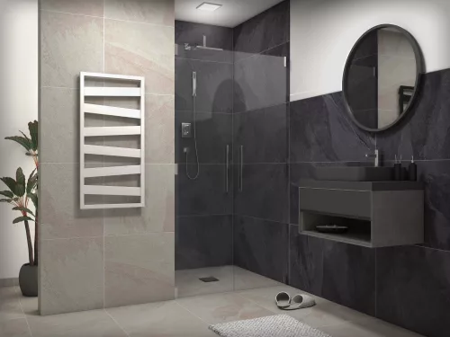 Weberg Texas Design Törölközőszárítós Radiátor 110x53 cm Fehér színű